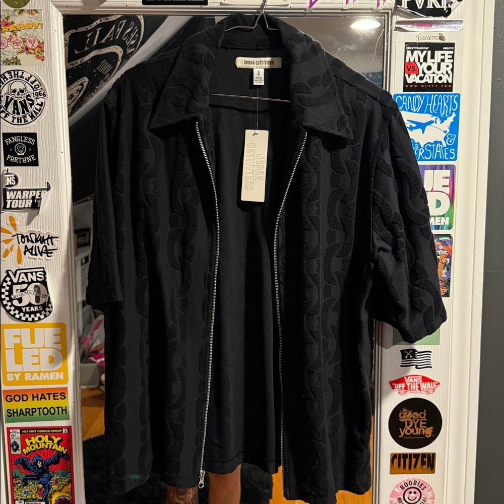 Urban Outfitters Chain Zip Shirt